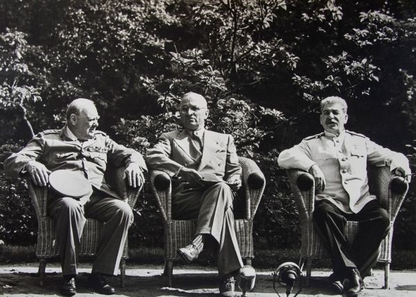 Большая тройка. Германия, Потсдам, июль 1945 г.